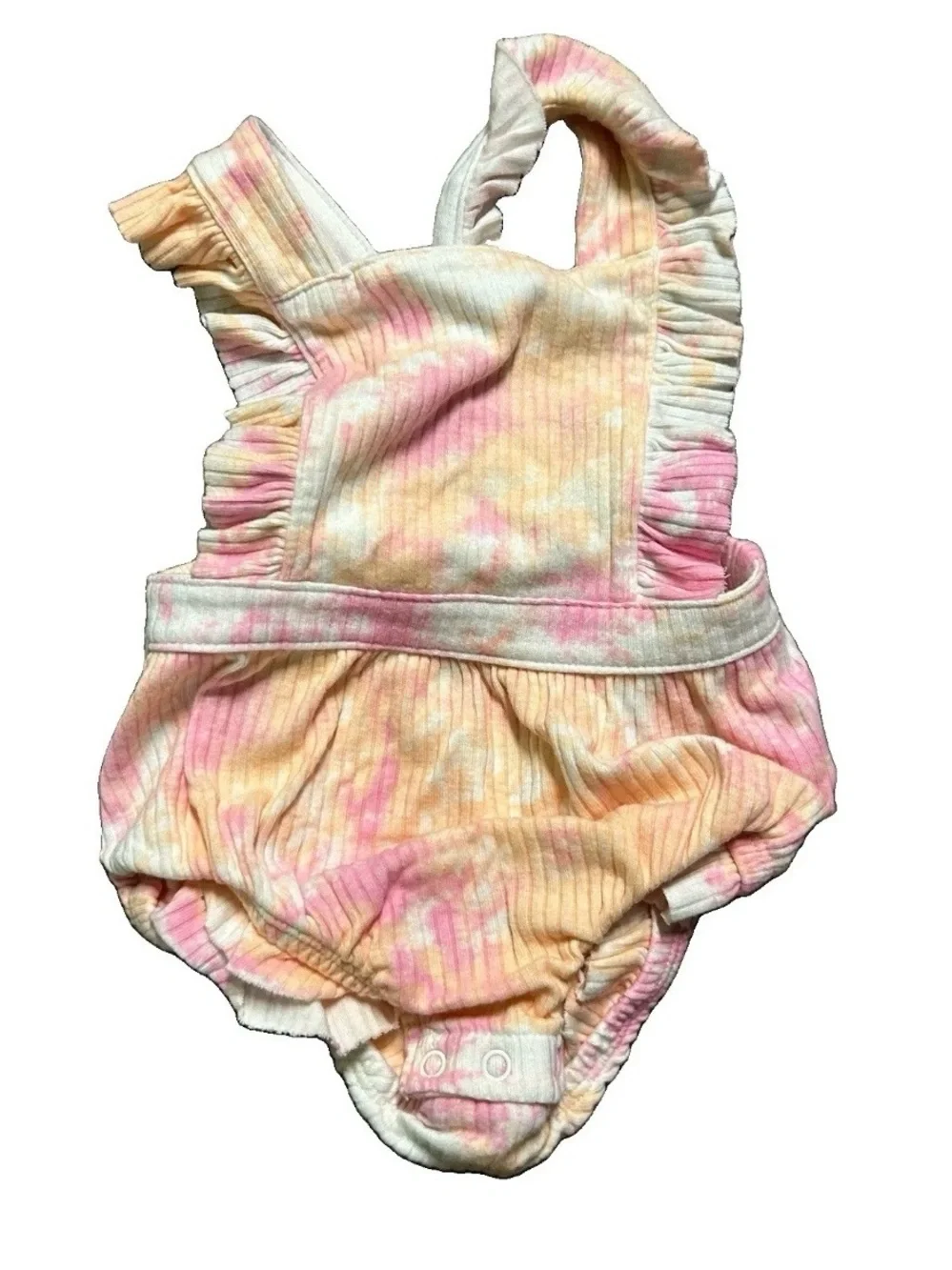 Baby Girl Summer Clothing Short Sleeve Tank Top Romper Size 0-3 Months